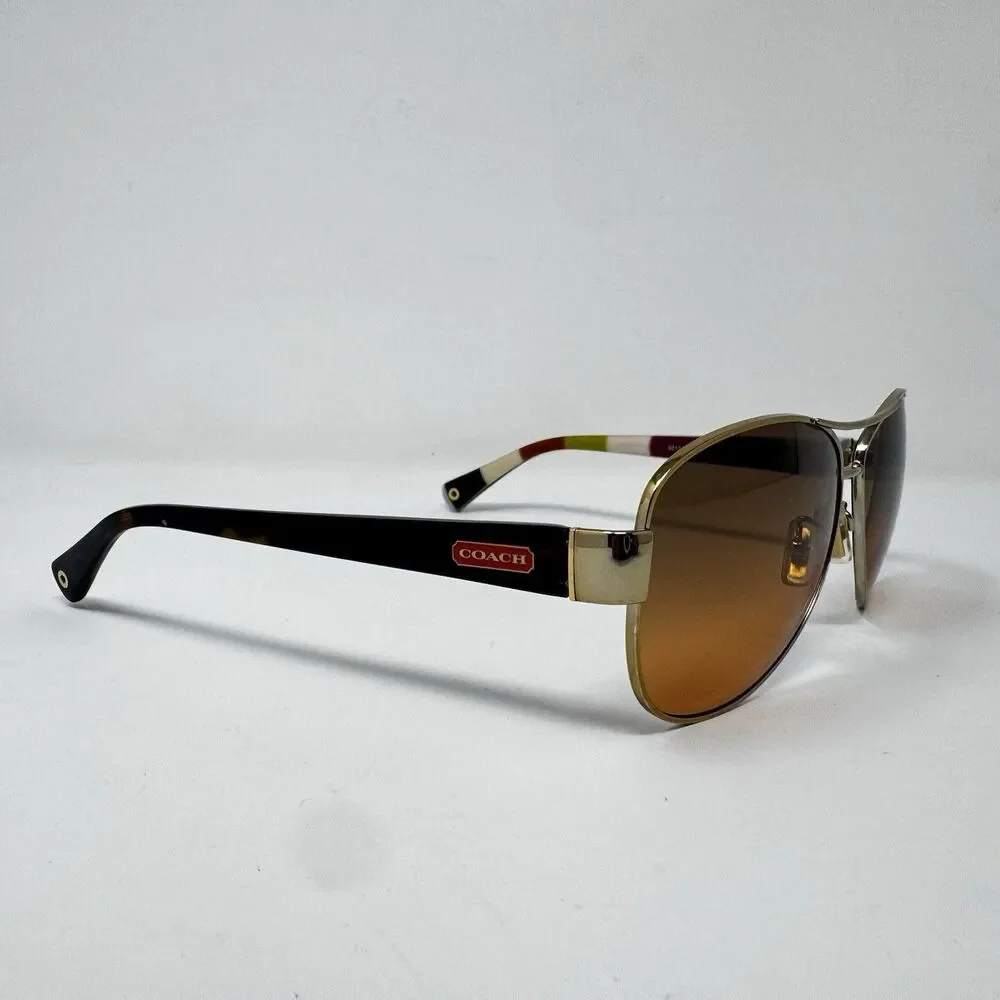 Coach Kristina HC7003 L012 90I2I95 Gold Orange Sunglasses 59-13-135